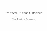 Printed Circuit Boards The Design Process. What is the Output? Not just a PCB Engineering Drawing Set –Design Specification –Schematics –PCB Artwork –Fab.