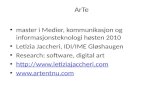 ArTe master i Medier, kommunikasjon og informasjonsteknologi høsten 2010 Letizia Jaccheri, IDI/IME Gløshaugen Research: software, digital art .