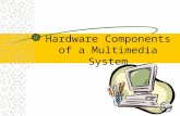 Hardware Components of a Multimedia System. Computer System Components Processor – data processing and transfer Memory – RAM (128 or 256 MB) and hard-drive.