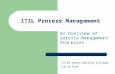 ITIL Process Management An Overview of Service Management Processes IT109 North Seattle College Larry Ryan.