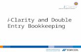 I-Clarity and Double Entry Bookkeeping. Origins »First formalised by Luca Pacioli, 1446(?) - 1517 »Clever chap – he taught his roomie mathematics… »…