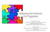 Making the Pieces Fit Together Barbara Draude, Director, Academic and Instructional Technology Services Middle Tennessee State University Lisa Rogers,