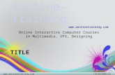 Online Interactive Computer Courses in Multimedia, VFX, Designing +919819006132 .