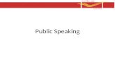Public Speaking. Speaking Opportunities At work – Selling your ideas – Technical presentations – Customer Presentations and Reviews – Meetings Daily Life.