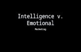 Intelligence v. Emotional Marketing. Warm-up What are the three most important characteristics you look for in a leader? Rank each three in order with.