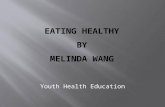 Youth Health Education. Eating healthy means choosing lots of different types of food throughout the day to get all the nutrients one needs, such as vitamins,