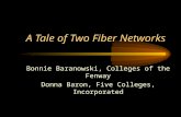 A Tale of Two Fiber Networks Bonnie Baranowski, Colleges of the Fenway Donna Baron, Five Colleges, Incorporated.