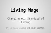 Living Wage Changing our Standard of Living By: Audelia Solorio and Devin Griffin.