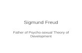 Sigmund Freud Father of Psycho-sexual Theory of Development.