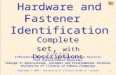 1 Hardware and Fastener Identification Hardware and Fastener Identification By Dave Wilson Information Technology and Communication Services ITCS Instructional.