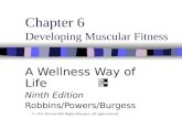 Chapter 6 Developing Muscular Fitness A Wellness Way of Life Ninth Edition Robbins/Powers/Burgess © 2011 McGraw-Hill Higher Education. All rights reserved.