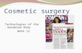Cosmetic surgery Technologies of the Gendered Body Week 12.