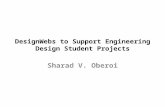 DesignWebs to Support Engineering Design Student Projects Sharad V. Oberoi.