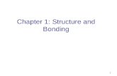Chapter 1: Structure and Bonding 1. Outline Introduction Structure of the atom Electron orbitals and configurations Chemical bonding Valence bond theory.