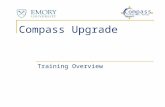 Compass Looking back, moving forward Training Overview.