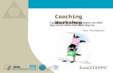 Coaching Workshop A good coach will make the players see what they can be rather than what they are. –Ara Parseghian ®