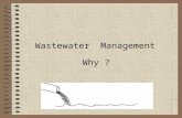 Wastewater Management Why ?. Why are we concerned about wastewater? Public Health Protection Waterborne diseases Environmental Protection Our lands and.