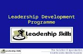 Leadership Development Programme. Presenters today Brad Bamfield –07803 133110 –b.bamfield@thesolutionorgainisation.comb.bamfield@thesolutionorgainisation.com.