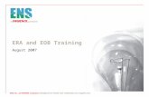 ERA and EOB Training August 2007. © ENS Inc, an INGENIX company. 2 Introduction  What are ERAs and EOBs?  An explanation of benefits (EOB) is a document.