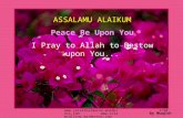 Www.yassarnalquran.wordpress.com  1/20 By Muqith ASSALAMU ALAIKUM Peace Be Upon You I Pray to Allah to Bestow upon You...