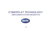 2008 CYBERPLAT TECHNOLOGY IMPLEMENTATION BENEFITS.