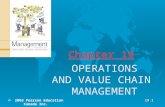 Chapter 19 OPERATIONS AND VALUE CHAIN MANAGEMENT © 2003 Pearson Education Canada Inc.19.1.