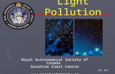 Light Pollution Royal Astronomical Society of Canada Sunshine Coast Centre  MJB, 2014.
