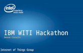 Internet of Things Group Sensor Circuits IBM WITI Hackathon.
