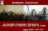 Graduate Institute An Unstable Ecosystem: Historical reflections on Conflict and Arms in Sudan Robert Muggah, Small Arms Survey.