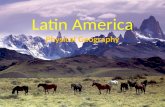 Latin America Physical Geography. This is Latin America. Latin America is NOT a continent. Latin America is NOT a country. Latin America IS a cultural.