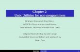 Xuan Guo Chapter 2 Unix Utilities for non-programmers Graham Glass and King Ables, UNIX for Programmers and Users, Third Edition, Pearson Prentice Hall,