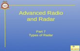 Advanced Radio and Radar Part 7 Types of Radar. Introduction We have already looked at the general principle of operation of both radio communication.