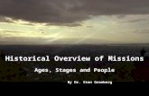 Historical Overview of Missions Ages, Stages and People By Dr. Stan Granberg.