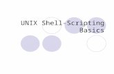 UNIX Shell-Scripting Basics. Agenda What is a shell? A shell script? Introduction to bash Running Commands Applied Shell Programming.
