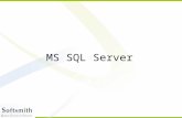 MS SQL Server. Introduction MS SQL Server is a database server Product of Microsoft Enables user to write queries and other SQL statements and execute.