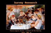 Survey Research Pierre-Auguste Renoir: Luncheon of the Boating Party, 1881 [D]D.