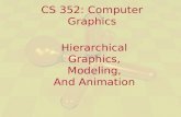 CS 352: Computer Graphics Hierarchical Graphics, Modeling, And Animation.