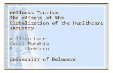 Wellness Tourism: The effects of the Globalization of the Healthcare Industry William Lane Gokul Mundhra F. J. DeMicco University of Delaware.