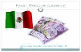 Peso: Mexican currency .
