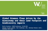 Global biomass flows driven by the bioeconomy and their land footprint and biodiversity impacts Martin Bruckner, ICABR Conference, 18.06.2015 Günther Fischer.