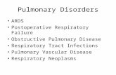 Pulmonary Disorders ARDS Postoperative Respiratory Failure Obstructive Pulmonary Disease Respiratory Tract Infections Pulmonary Vascular Disease Respiratory.