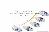GC1: Lecture 5 Our Shifting Earth – Plate Tectonics.