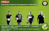 Developing High Intensity Football – Coaching Practice & Intensity (Tony Scullion, Terence McWilliams & Kevin McGuigan: Ulster GAA)