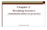 Chapter 2 Breaking barriers: communication in practice .