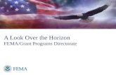 A Look Over the Horizon FEMA/Grant Programs Directorate U.S. Department of Homeland Security.