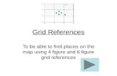 Grid References To be able to find places on the map using 4 figure and 6 figure grid references.