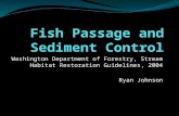 Washington Department of Forestry, Stream Habitat Restoration Guidelines, 2004 Ryan Johnson.