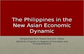 The Philippines in the New Asian Economic Dynamic Perspectives from Robert Eberhart, Fellow Stanford’s Program on Regions of Innovation and Entrepreneurship.