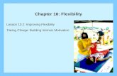 Chapter 10: Flexibility Lesson 10.2: Improving Flexibility Taking Charge: Building Intrinsic Motivation.