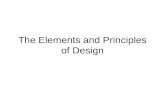 The Elements and Principles of Design. What are the Elements and Principles of design? Art is a visual language. In any language, grammatical rules organize.